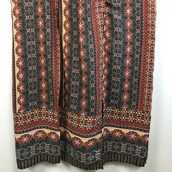 Forever 21 Floral Front Tie Boho Maxi Dress  Size Large - Picture 4 of 13